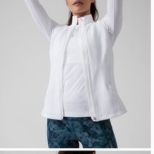 Athlete Evolve Fleece vest - white